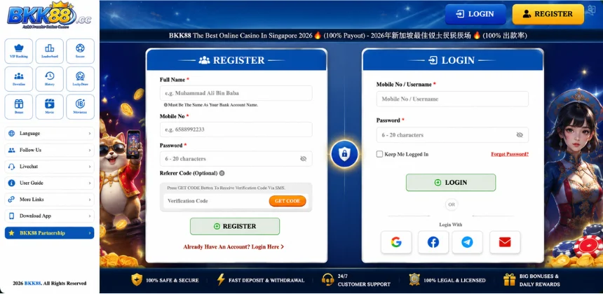 Bkk88-SG-Register-Login